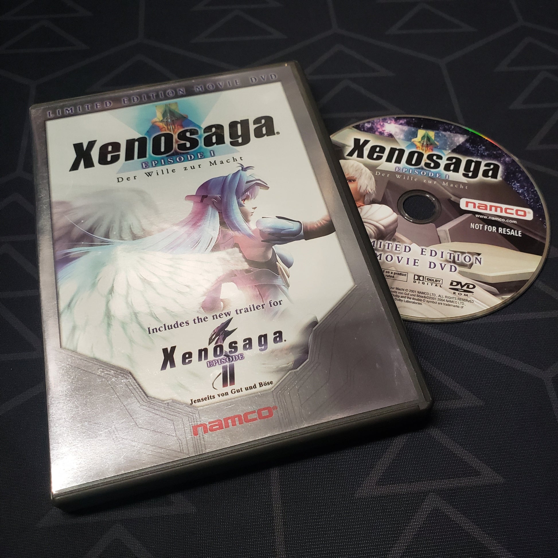 Image shows the case & disc for the Xenosaga Episode 1: Limited Edition Pre-Order Bonus Movie on DVD