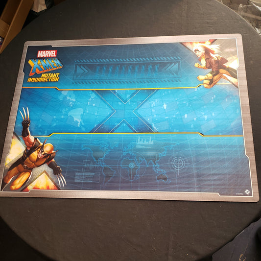 Image shows the playmat for the X-Men: Mutant Insurrection board game