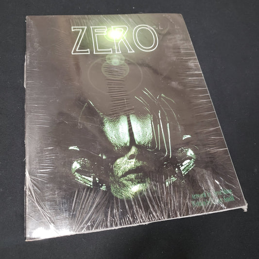 Image shows the front cover of the Zero roleplaying game book