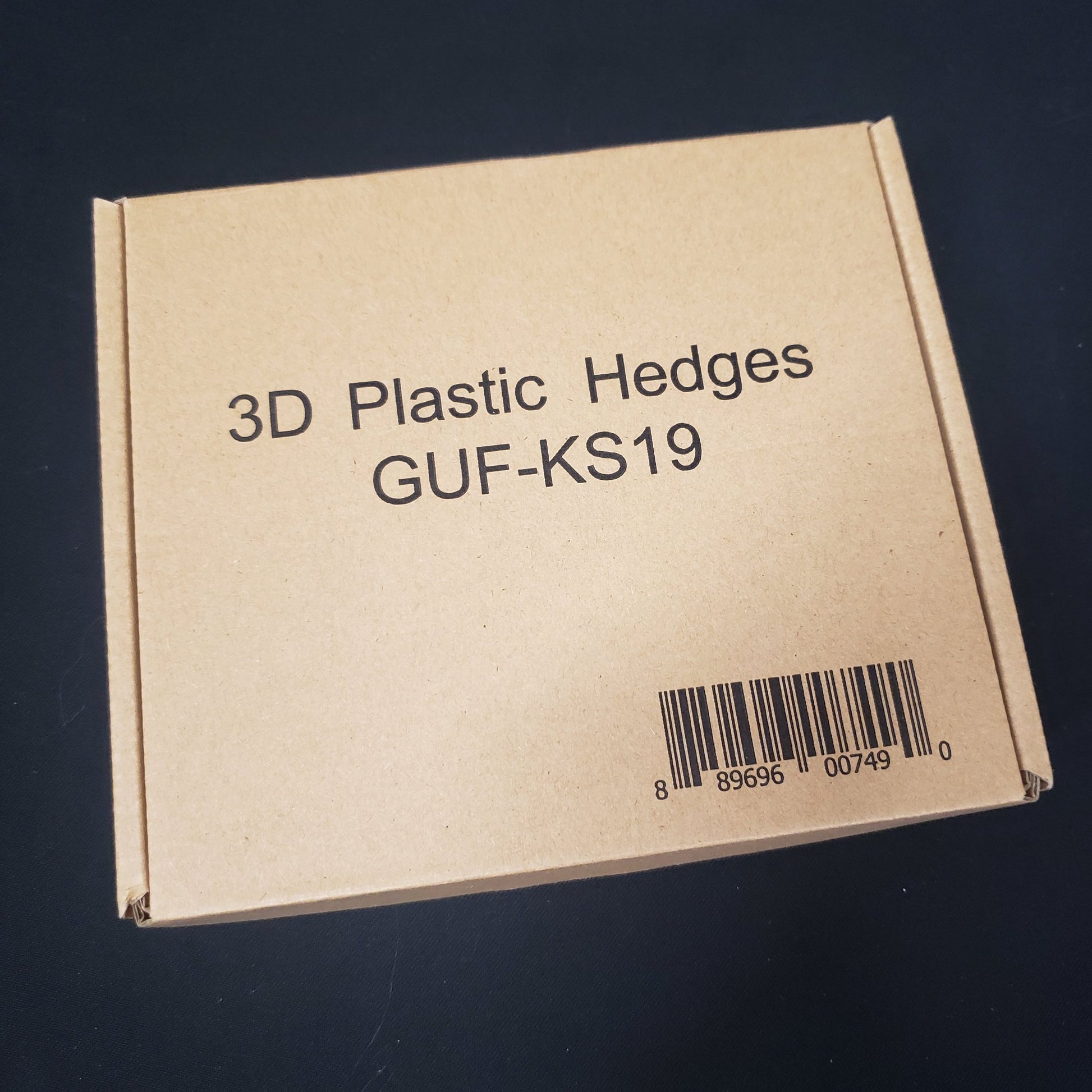 Image shows the front of the box for the 3D Plastic Hedges upgrade for the board games Zombicide: Black Plague & Green Horde
