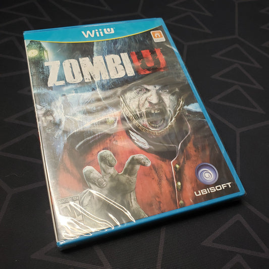 Image shows the front of the case for the video game ZombiU for Nintendo Wii U