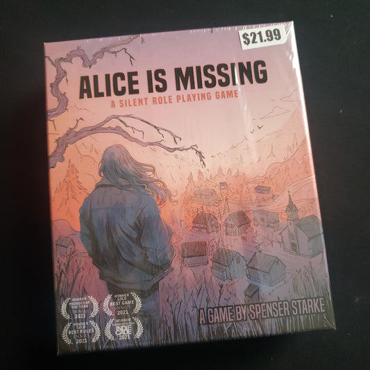 Alice is missing roleplaying game - front cover of box