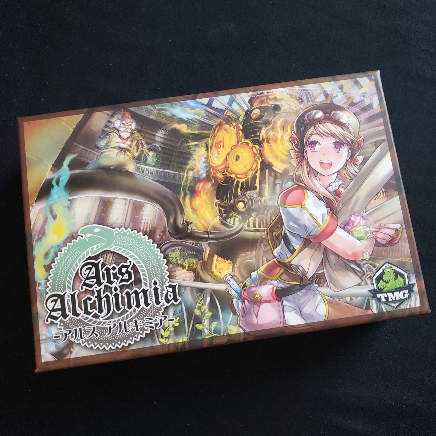 Ars Alchimia board game - front cover of box