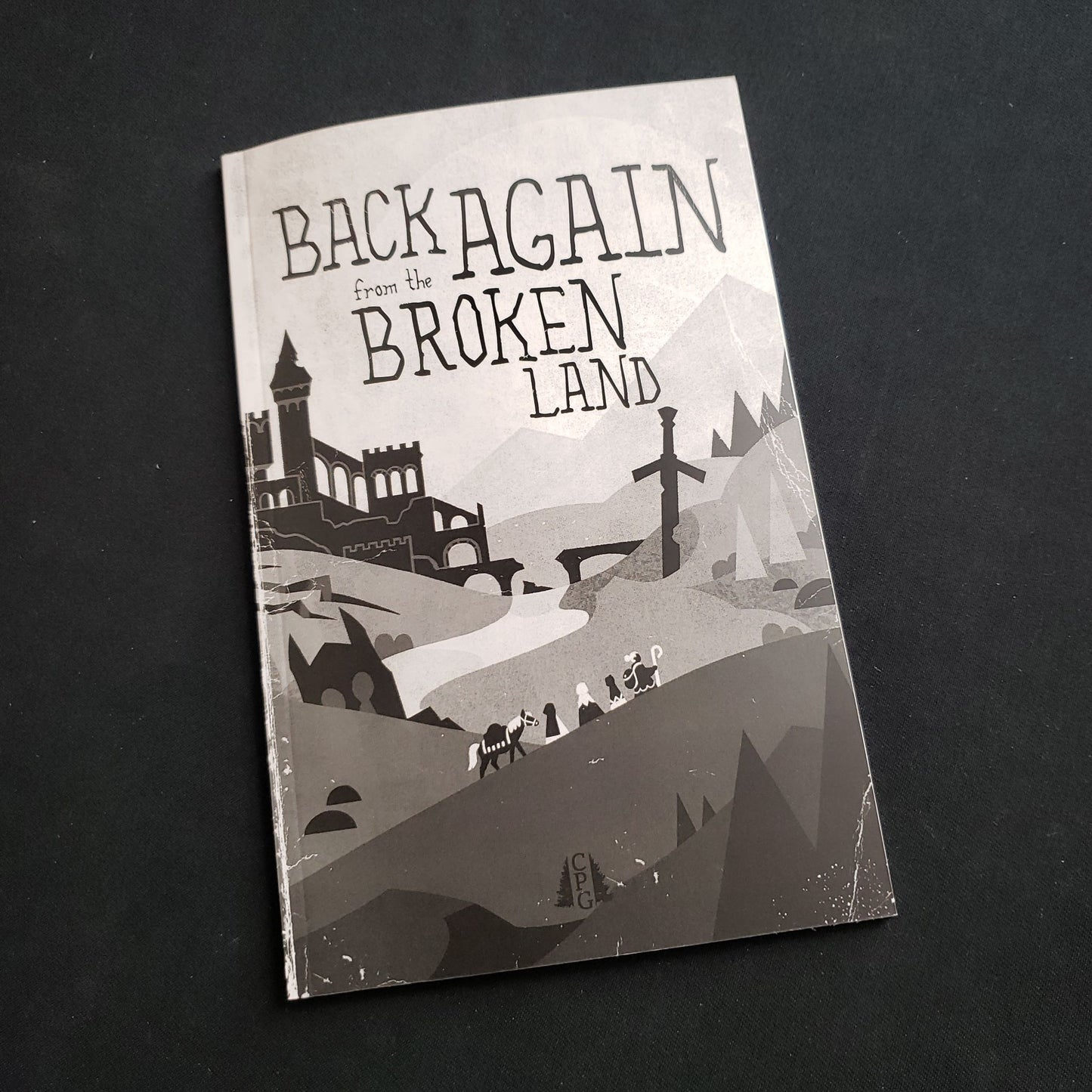 Back Again From the Broken Land roleplaying game - front cover of book