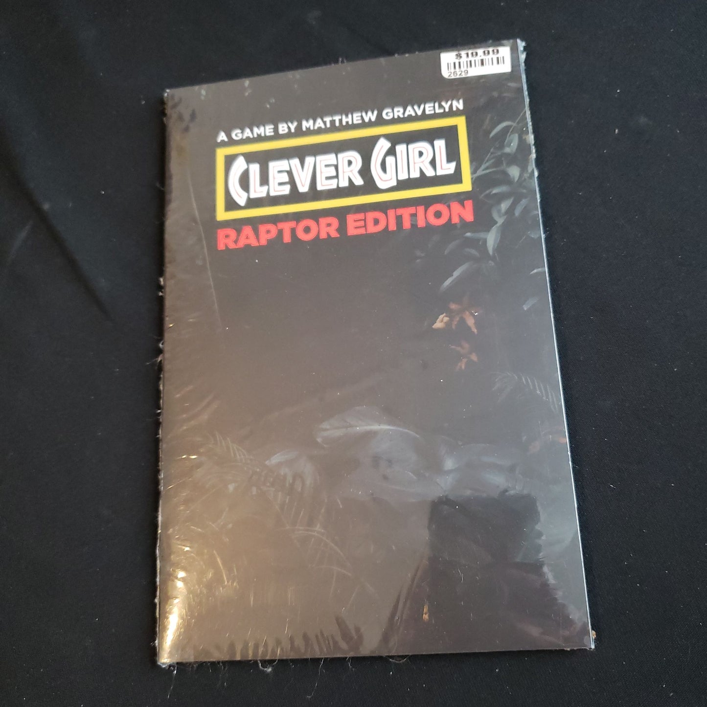 Image shows the front cover of the Clever Girl roleplaying game book