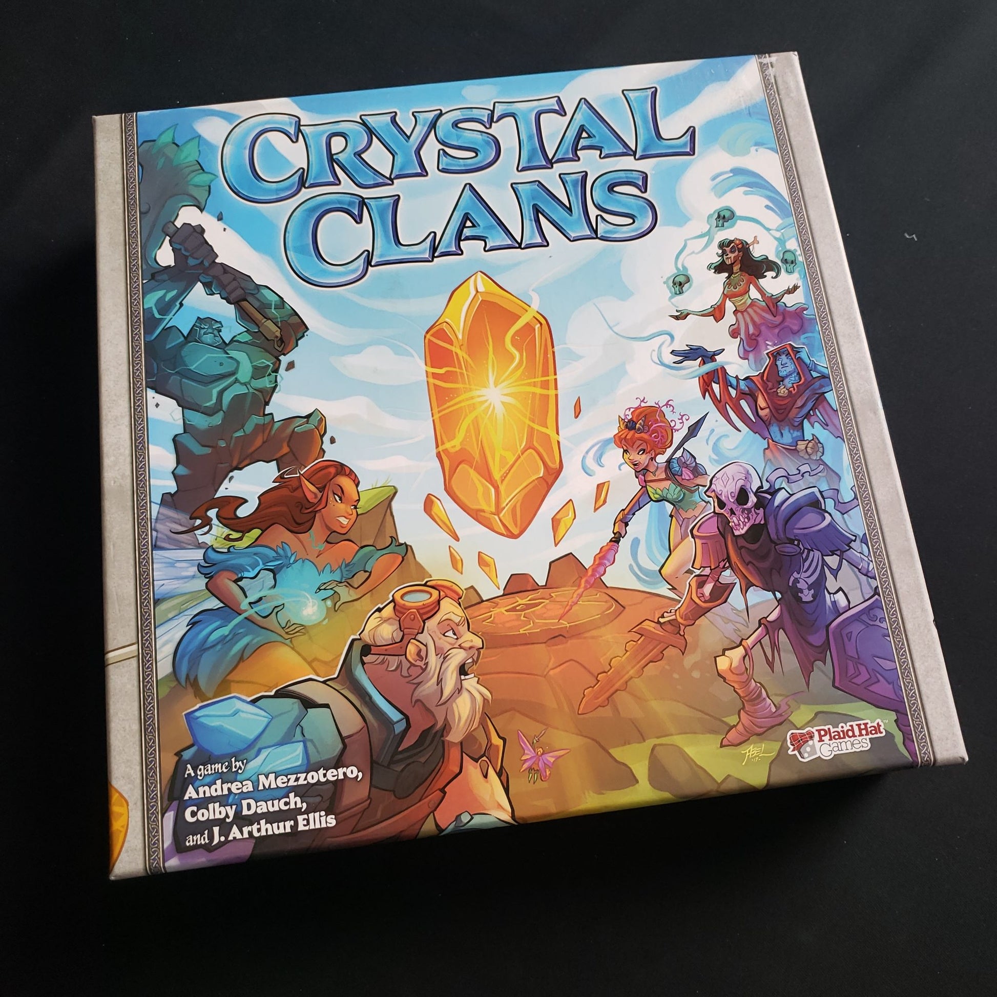 Crystal Clans card game - front cover of box