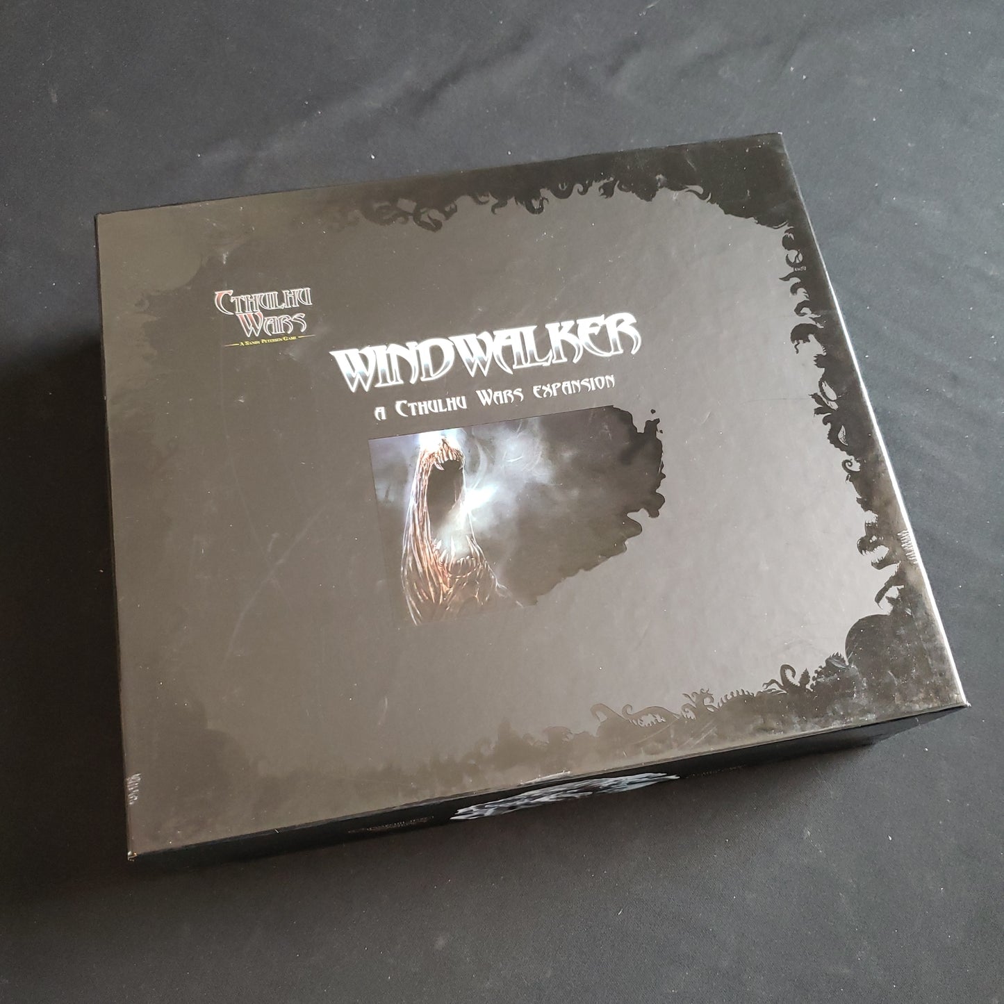 Image shows the front of the box for the Windwalker Expansion for the Cthulhu Wars board game