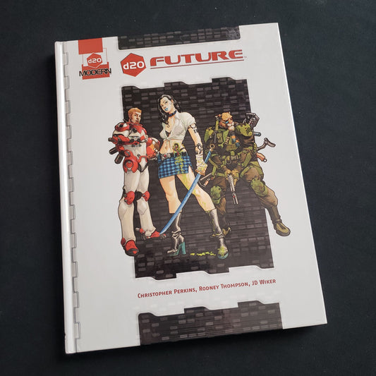 d20 Future roleplaying game - front cover of book