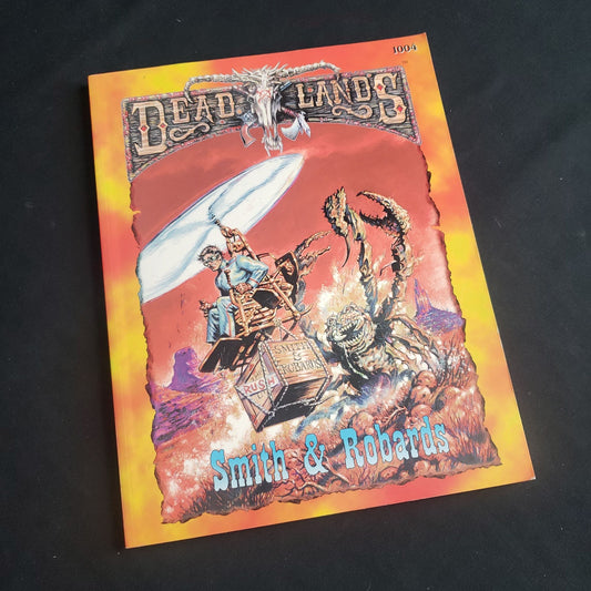 Image shows the front cover of the Smith & Robards book for the Deadlands roleplaying game