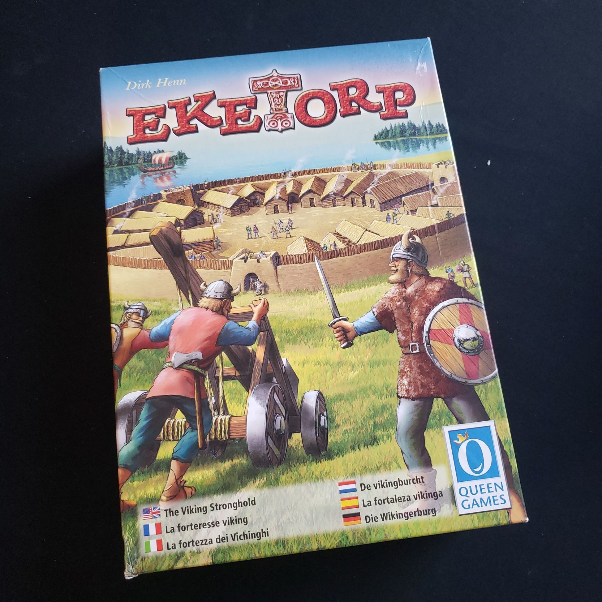 Eketorp board game - front cover of box