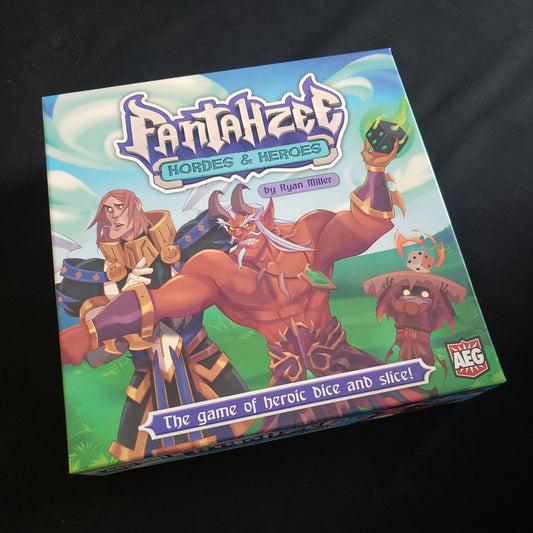 Fantahzee: Hordes and Heroes board game - front cover of box