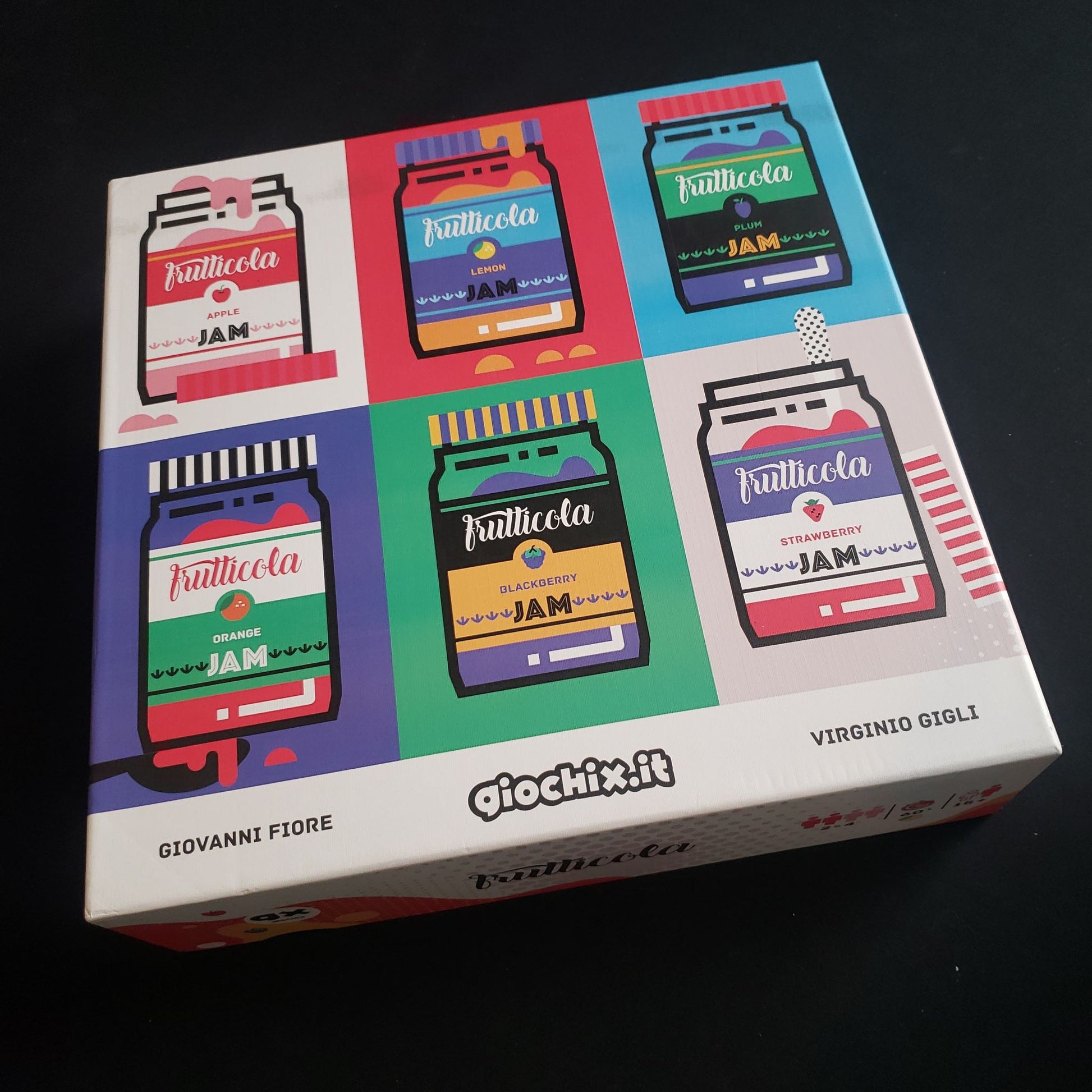 Frutticola board game - front cover of box