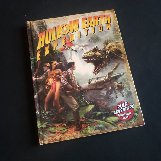 Hollow Earth Expedition roleplaying game - front cover of book