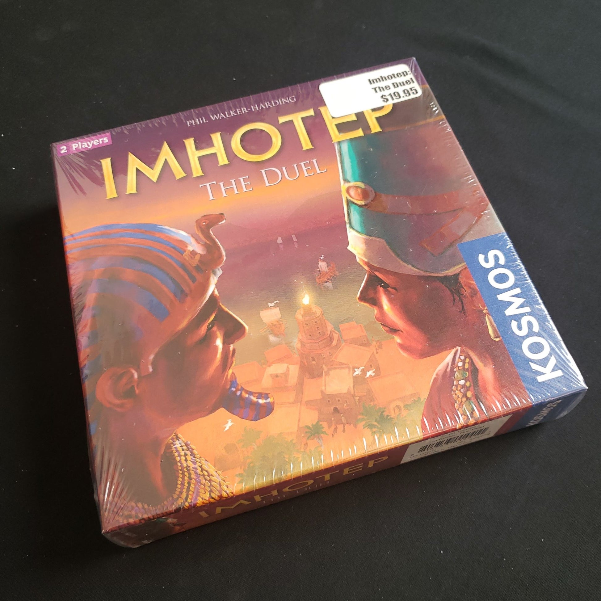 Imhotep: the Duel board game - front cover of box