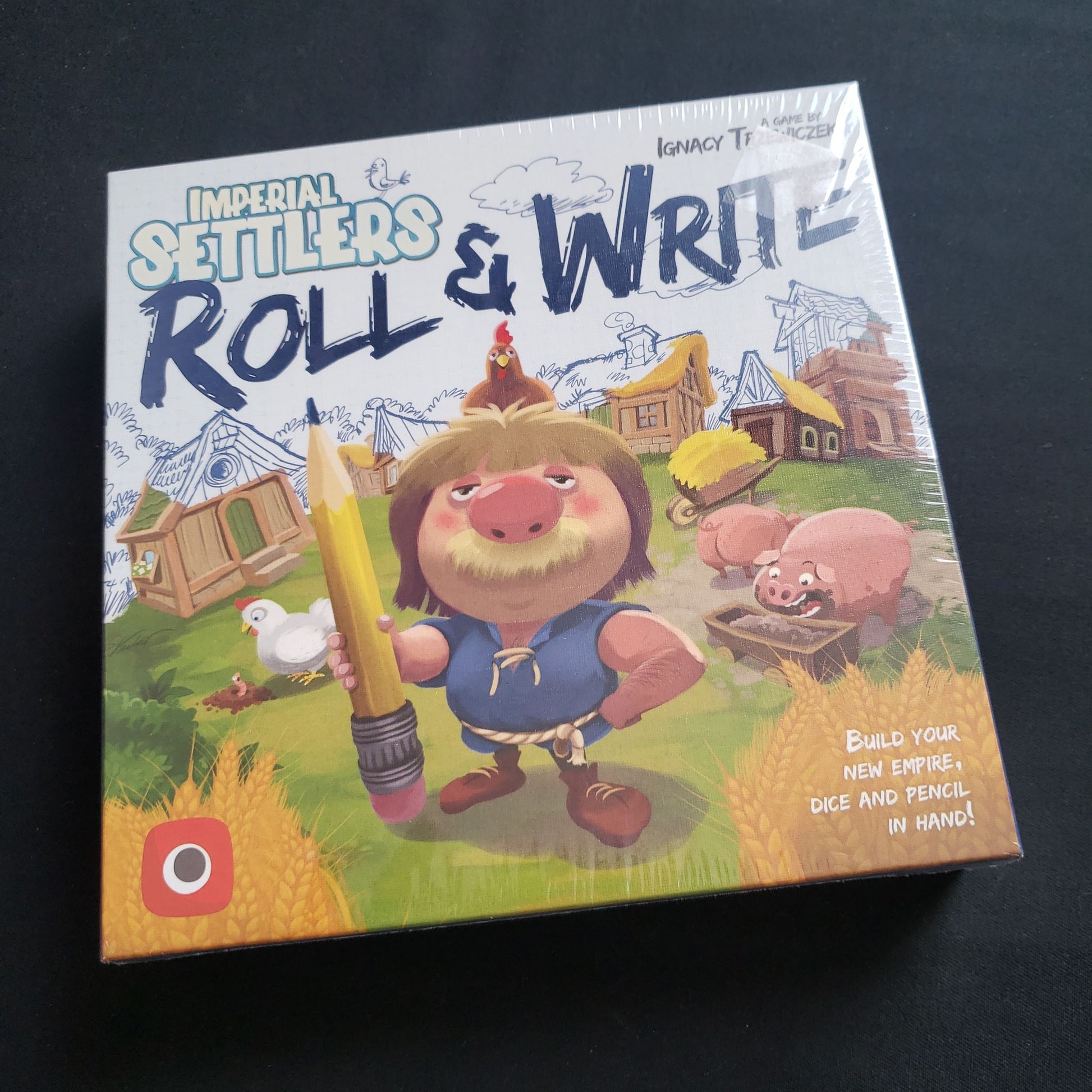 Imperial Settlers: Roll and Write board game - front cover of box