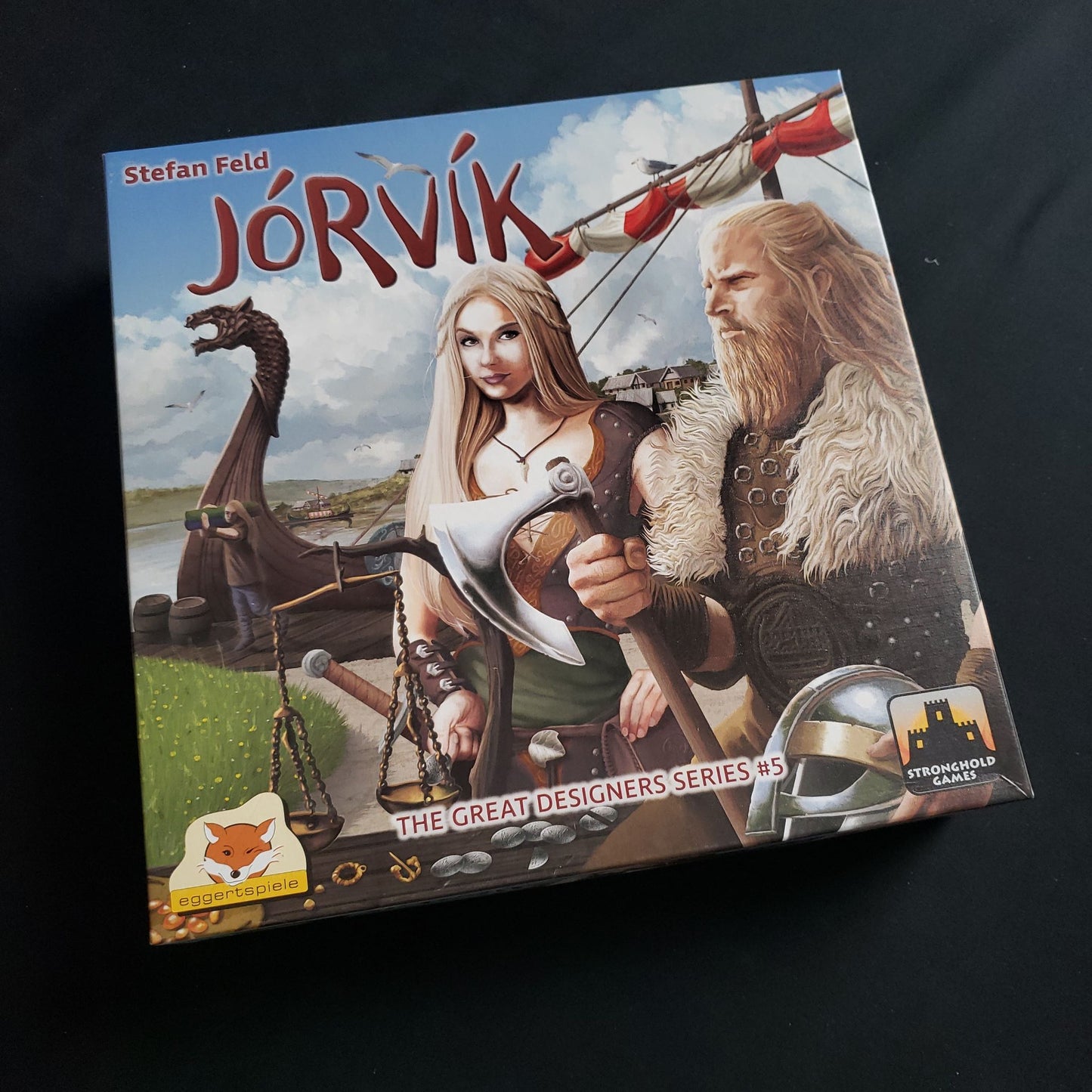 Jorvik board game - front cover of box