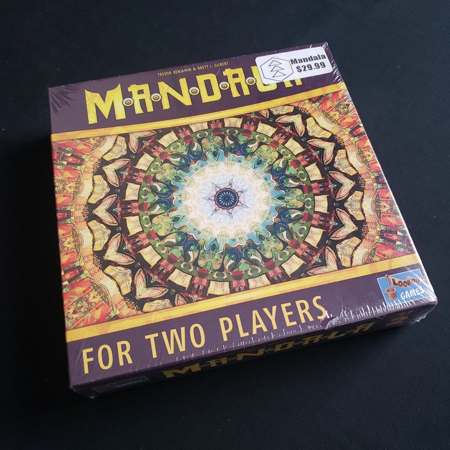 Mandala card game - front cover of box