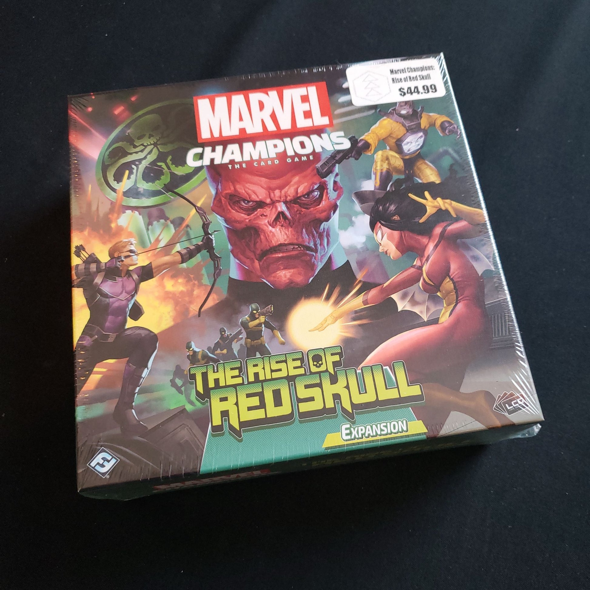 Marvel Champions LCG: Rise of Red Skull card game expansion - front cover of box