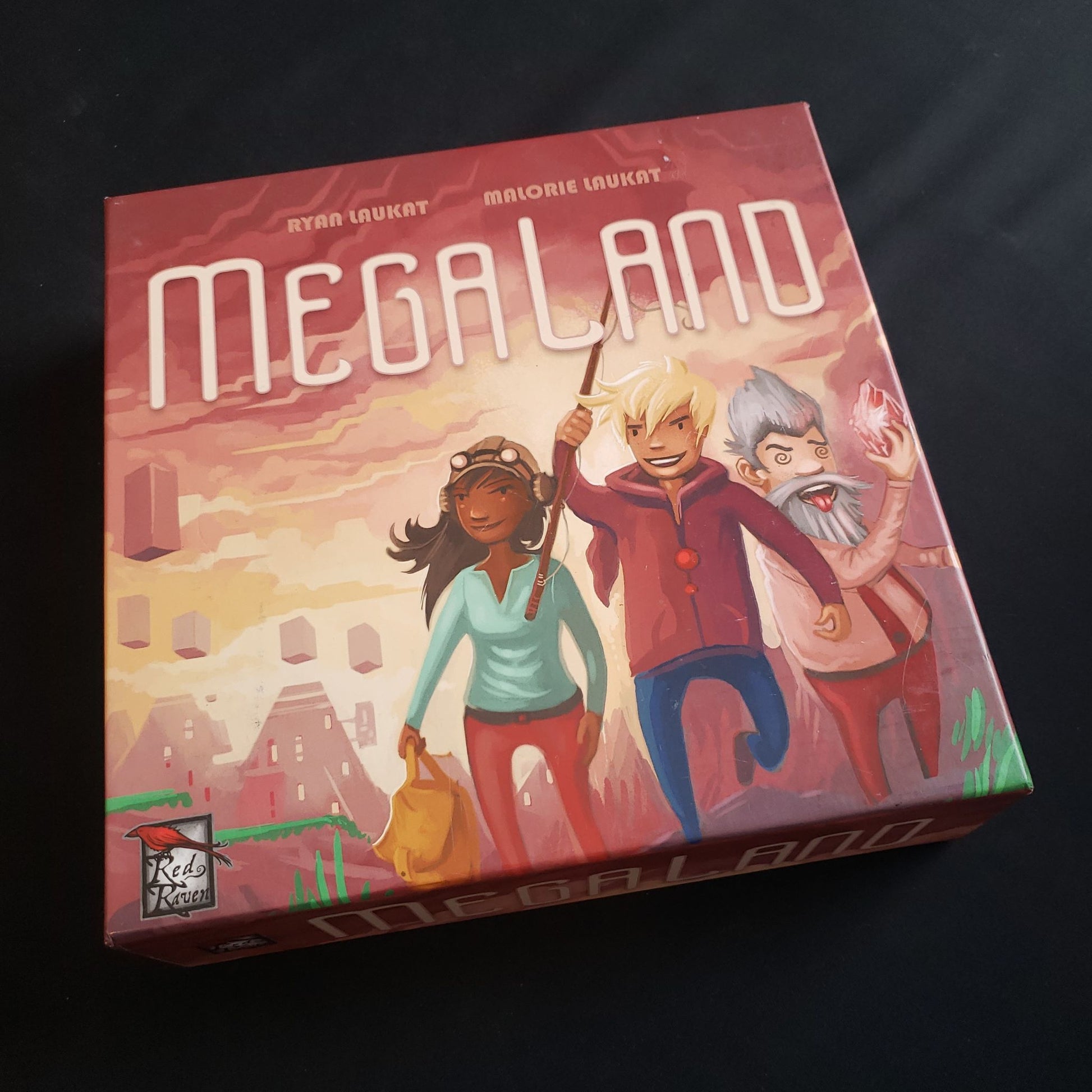MegaLand board game - front cover of box