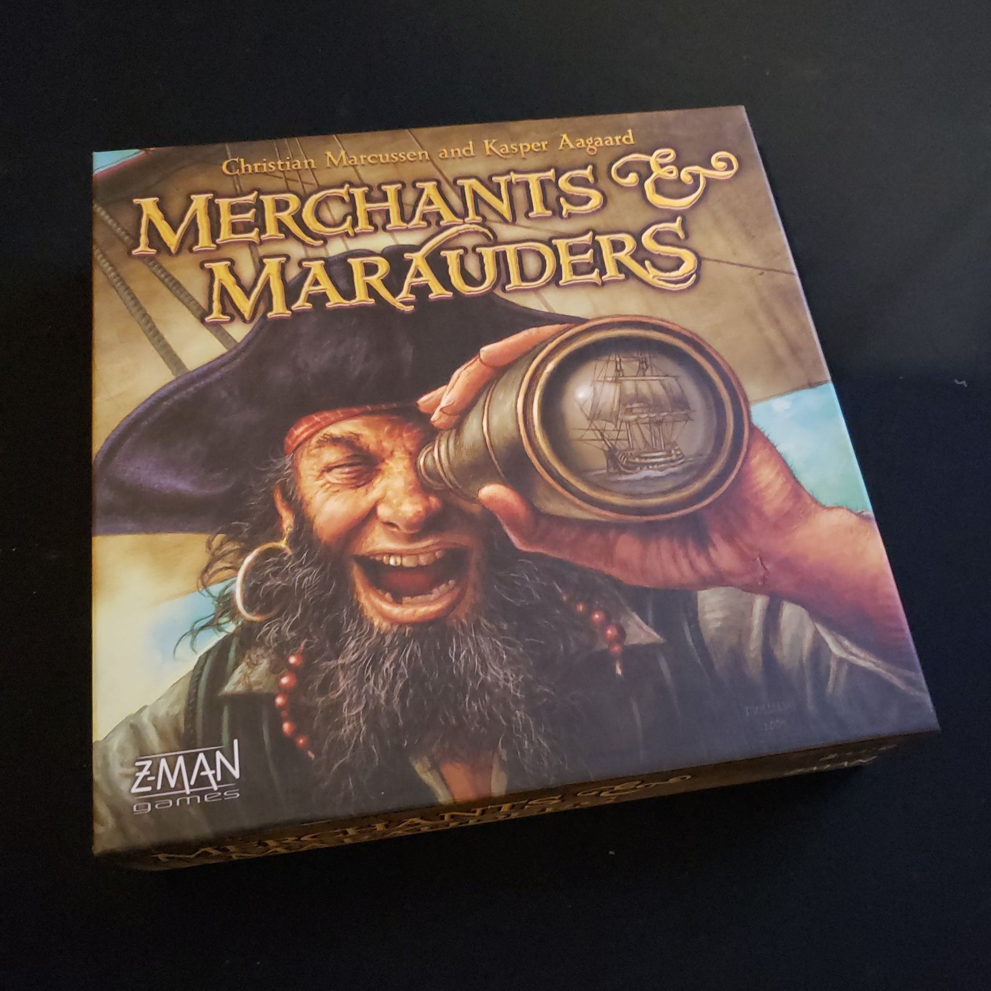 Merchants and Marauders board game - front cover of box