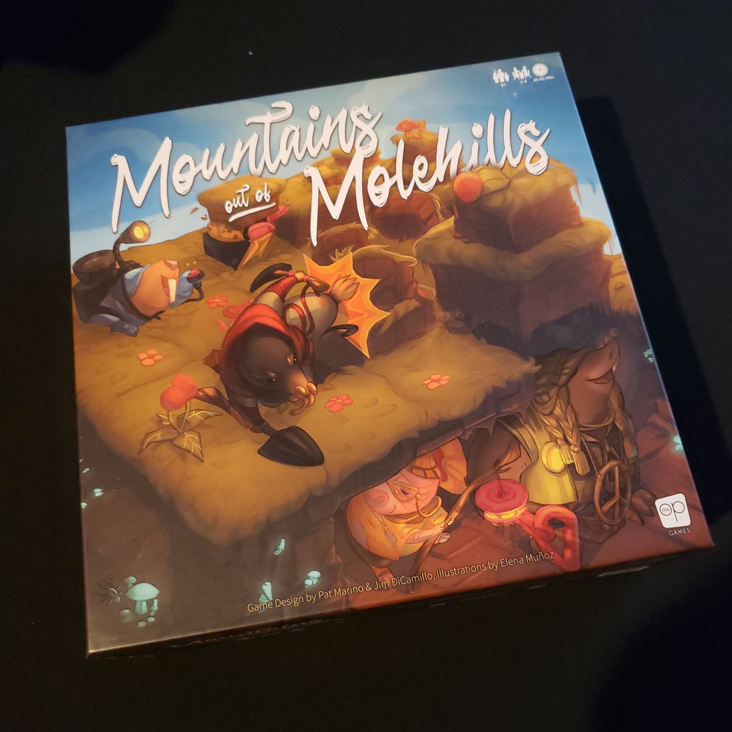 Mountains Out Of Molehills board game - front cover of box