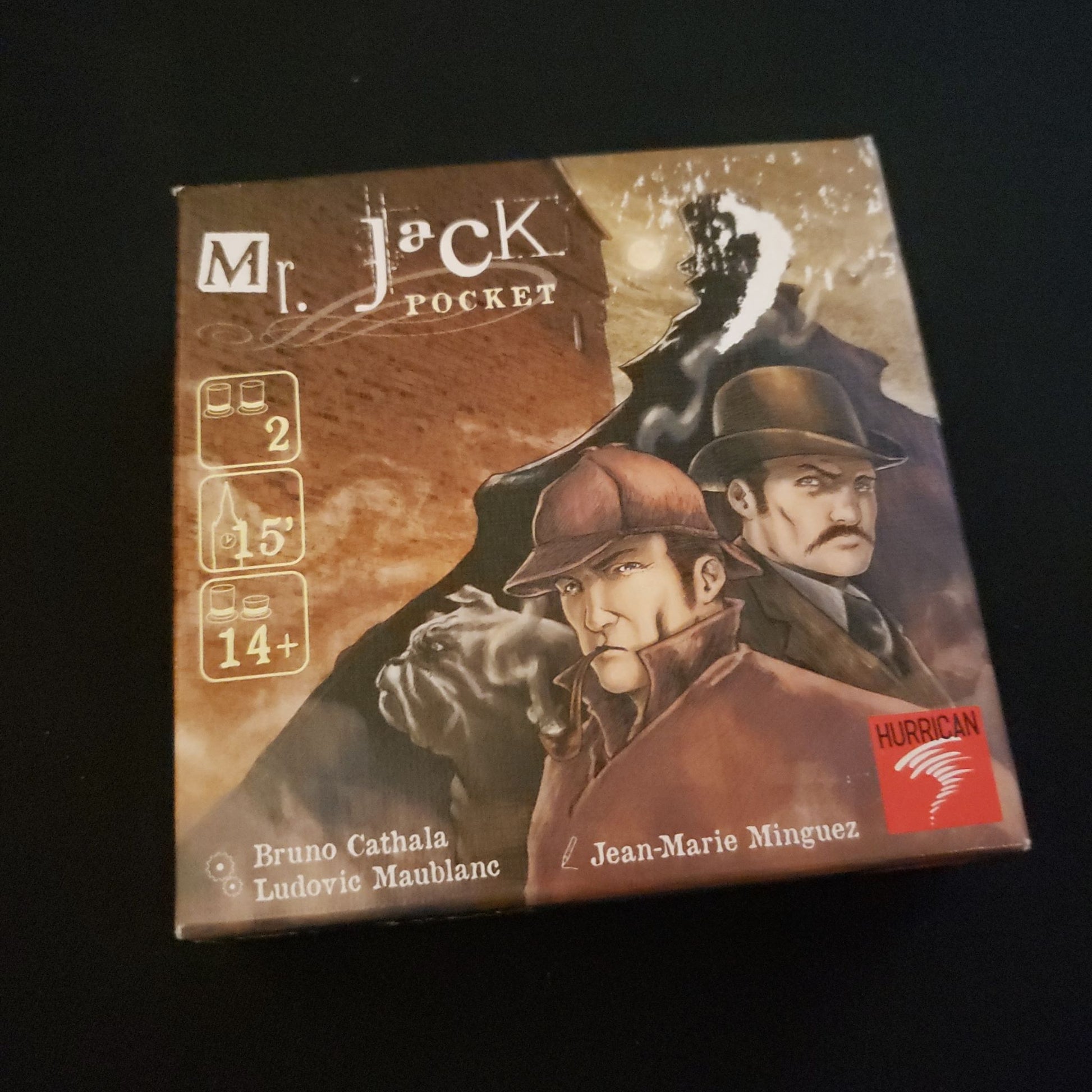Mr Jack Pocket card game - front cover of box