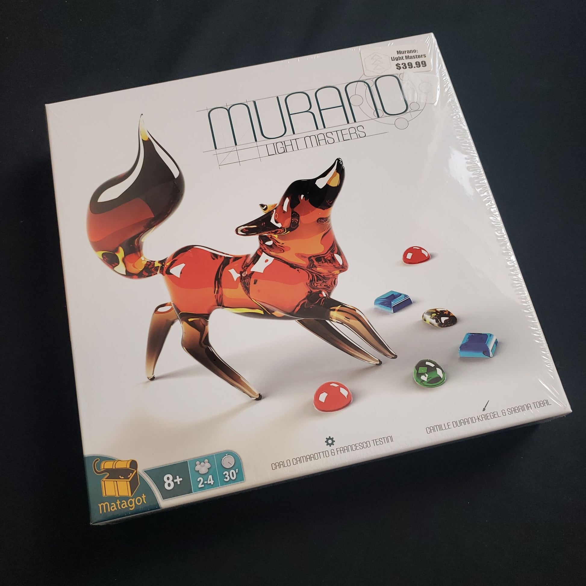 Murano: Light Masters board game - front cover of box