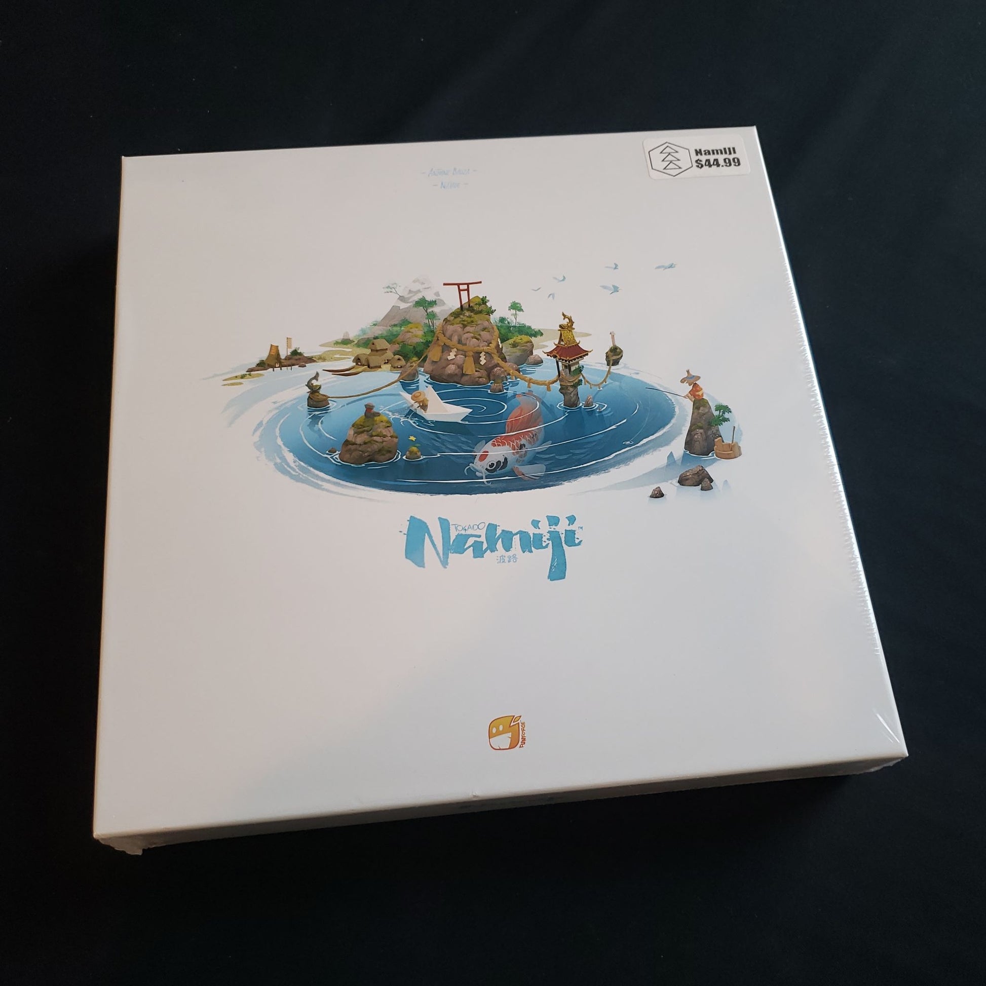 Namiji board game - front cover of box
