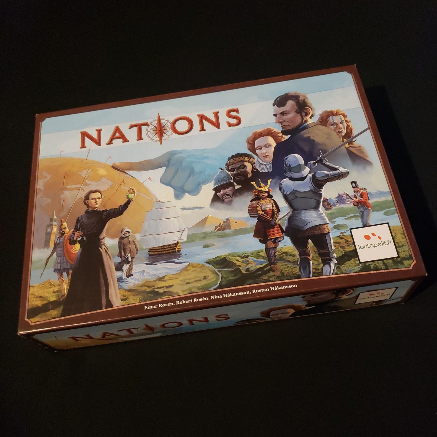 Nations board game - front cover of box