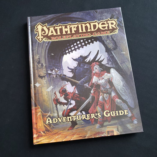 Pathfinder First Edition roleplaying game - front cover of Adventurer's Guide book