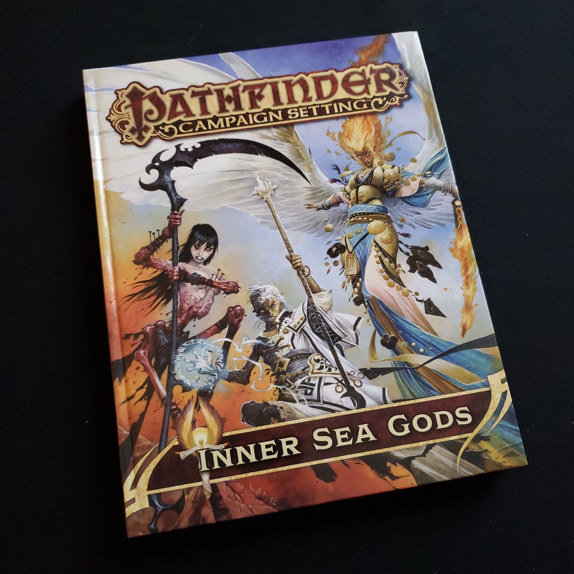 Pathfinder RPG campaign setting - inner sea gods - front cover of book