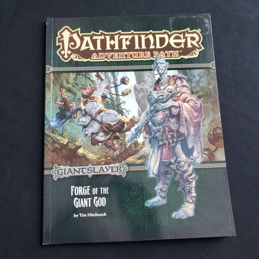 Pathfinder First Edition: Giantslayer #3 - Forge of the Giant God roleplaying game - front cover of book