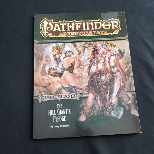 Pathfinder First Edition: Giantslayer #2 - Hill Giant's Pledge roleplaying game - front cover of book