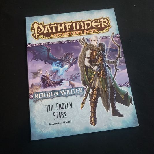 Pathfinder First Edition roleplaying game - front cover of The Frozen Stars book