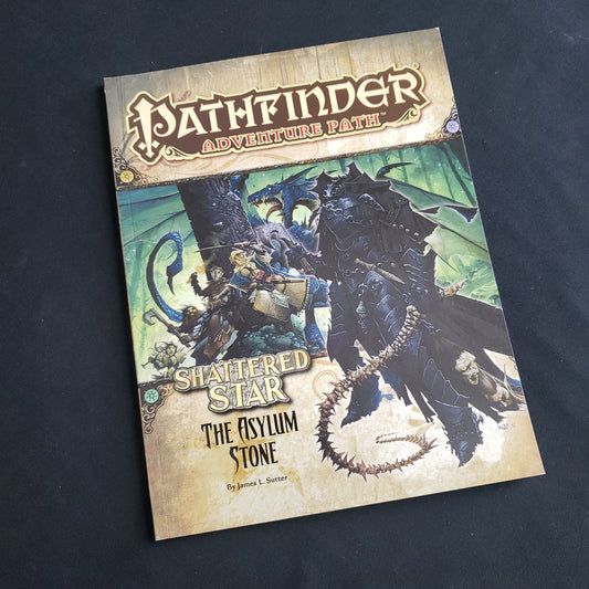 Pathfinder First Edition: Shattered Star #3 - The Asylum Stone roleplaying game - front cover of book