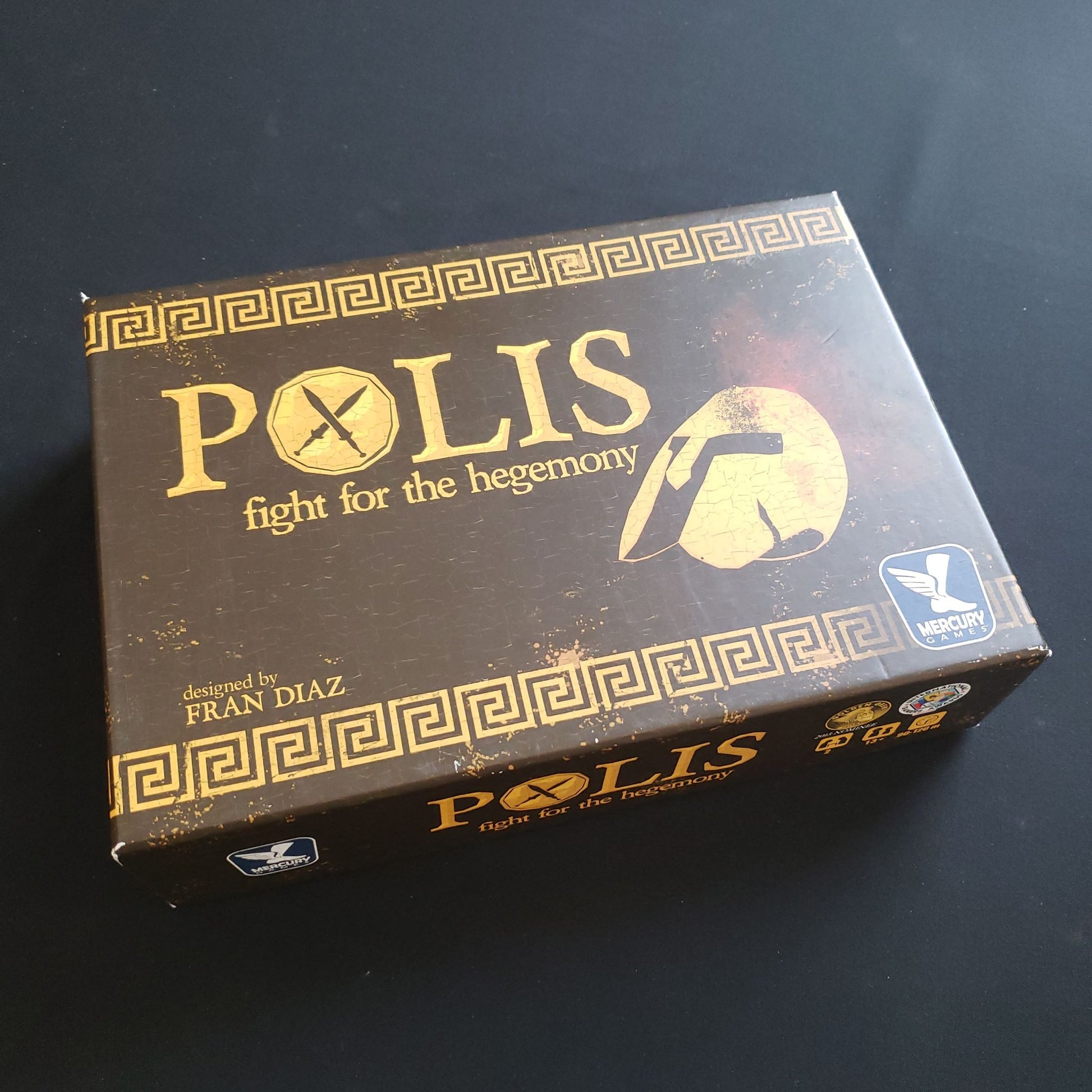 Polis: Fight for the Hegemony board game - front cover of box