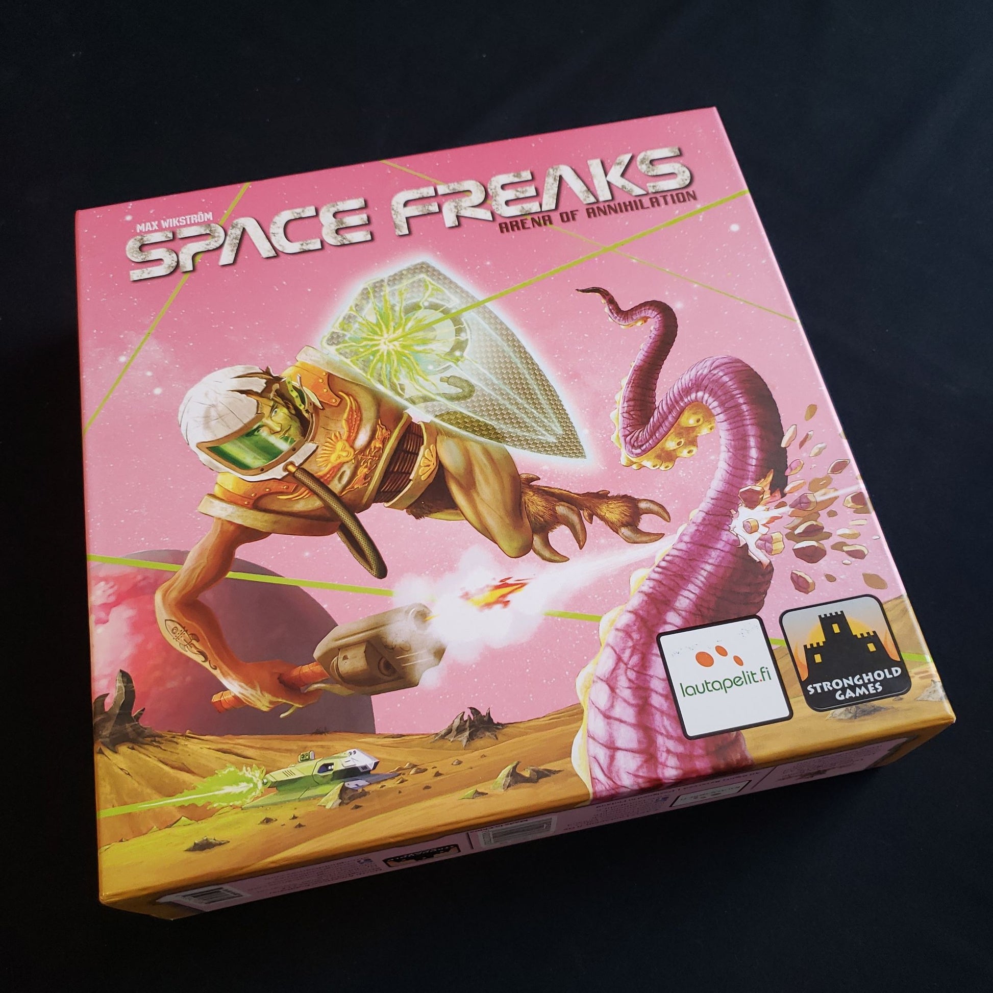 Space Freaks board game - front cover of box