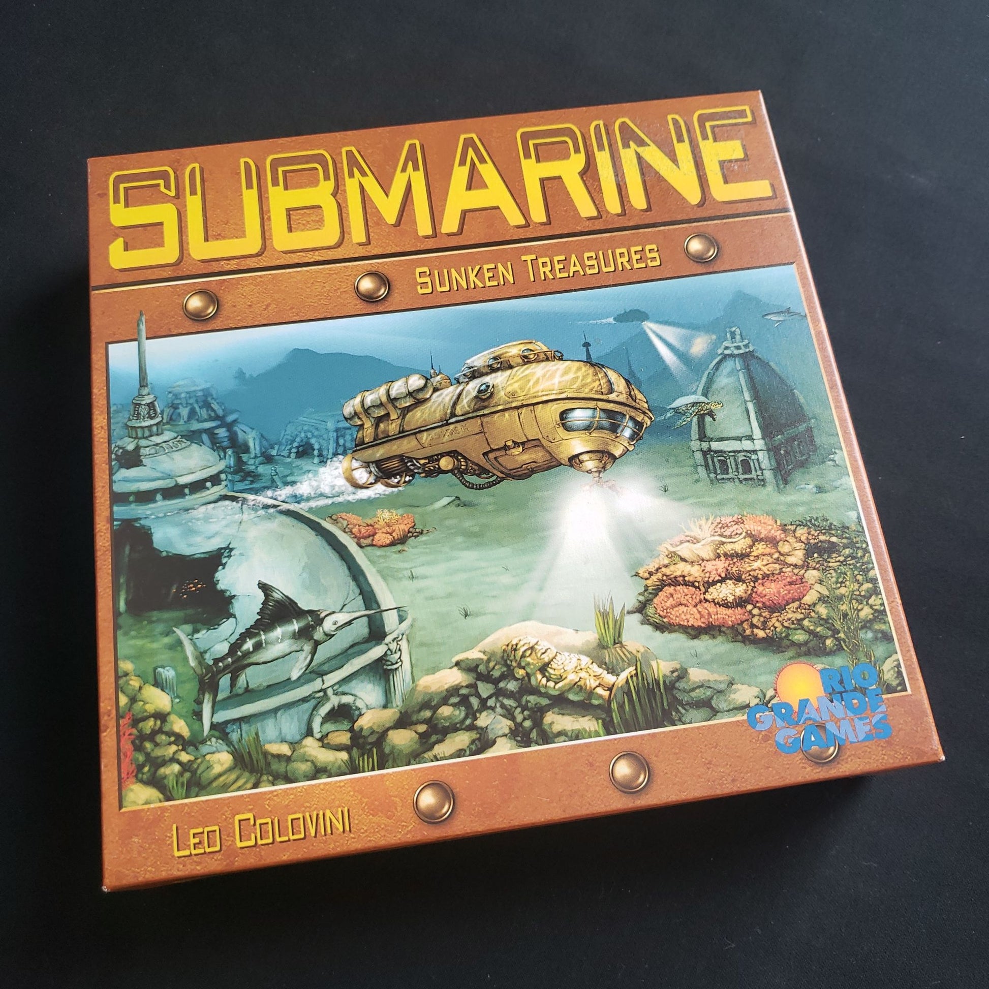 Submarine board game - front cover of box