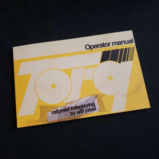Image shows the front cover of the Torq roleplaying game book