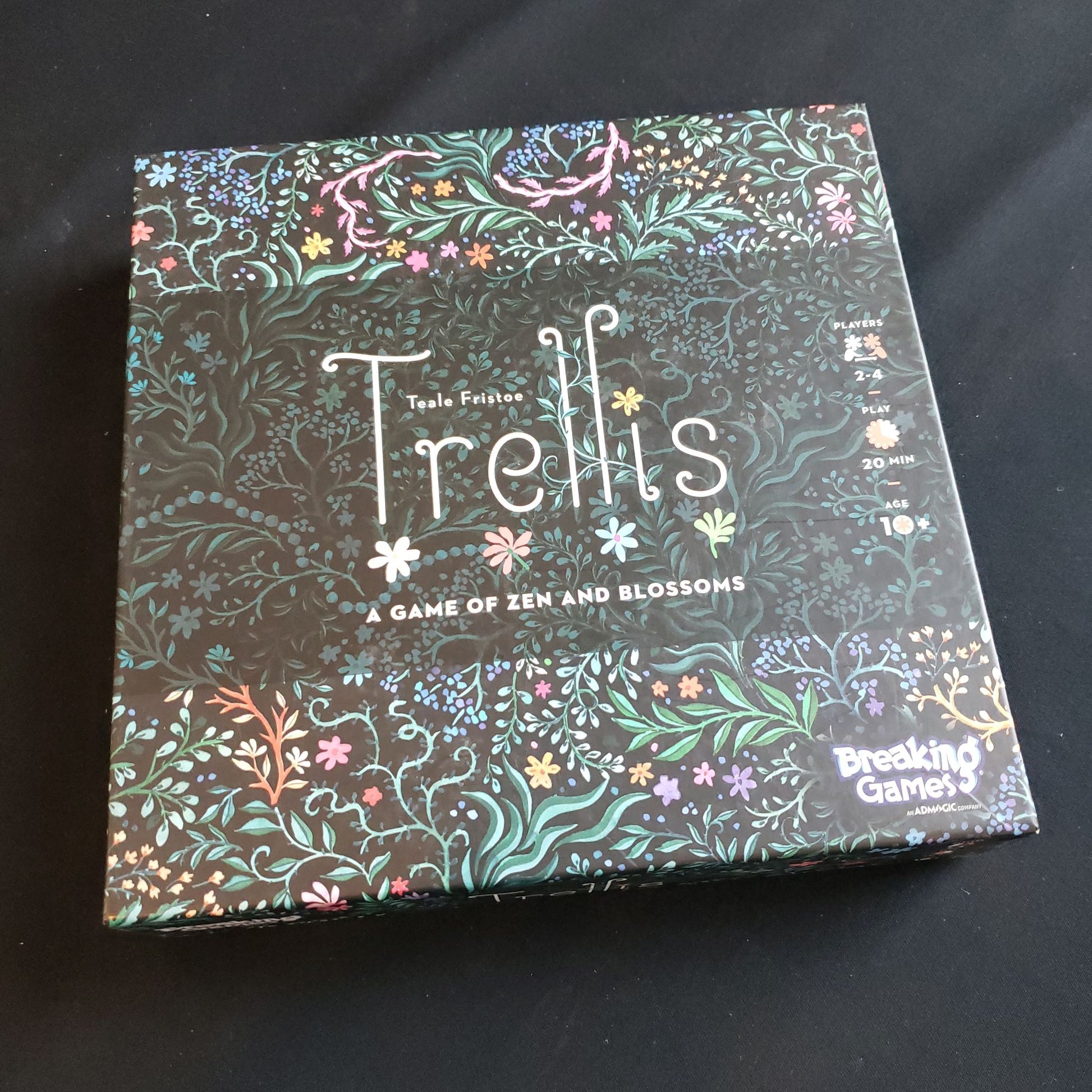 Trellis board game - front cover of box