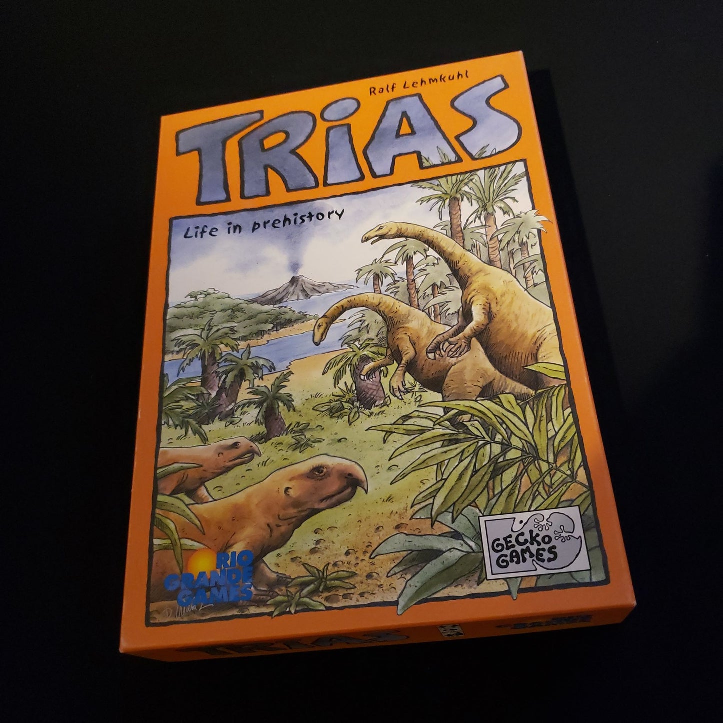 Trias board game - front cover of box