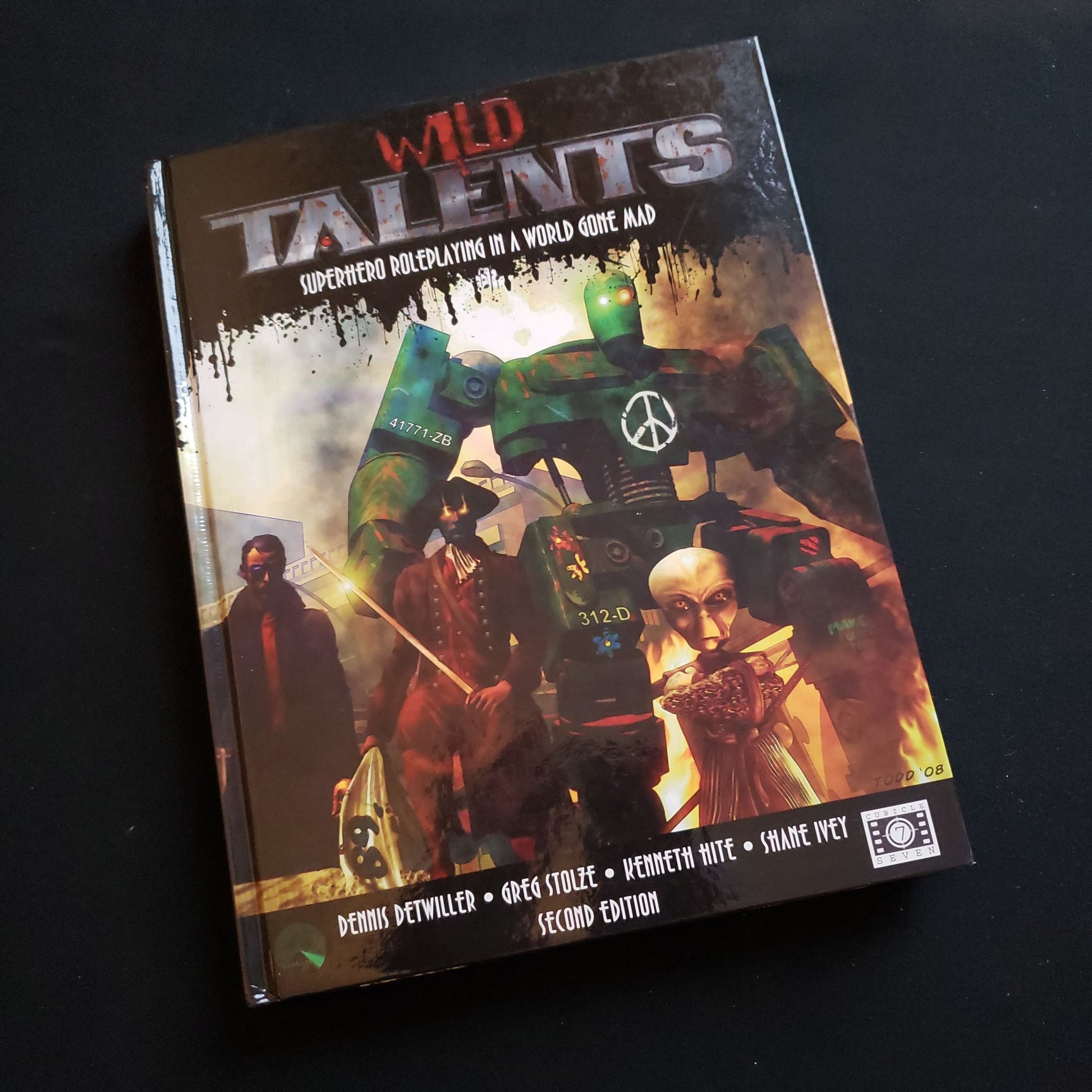 Wild talents RPG second edition core rulebook - front cover of book