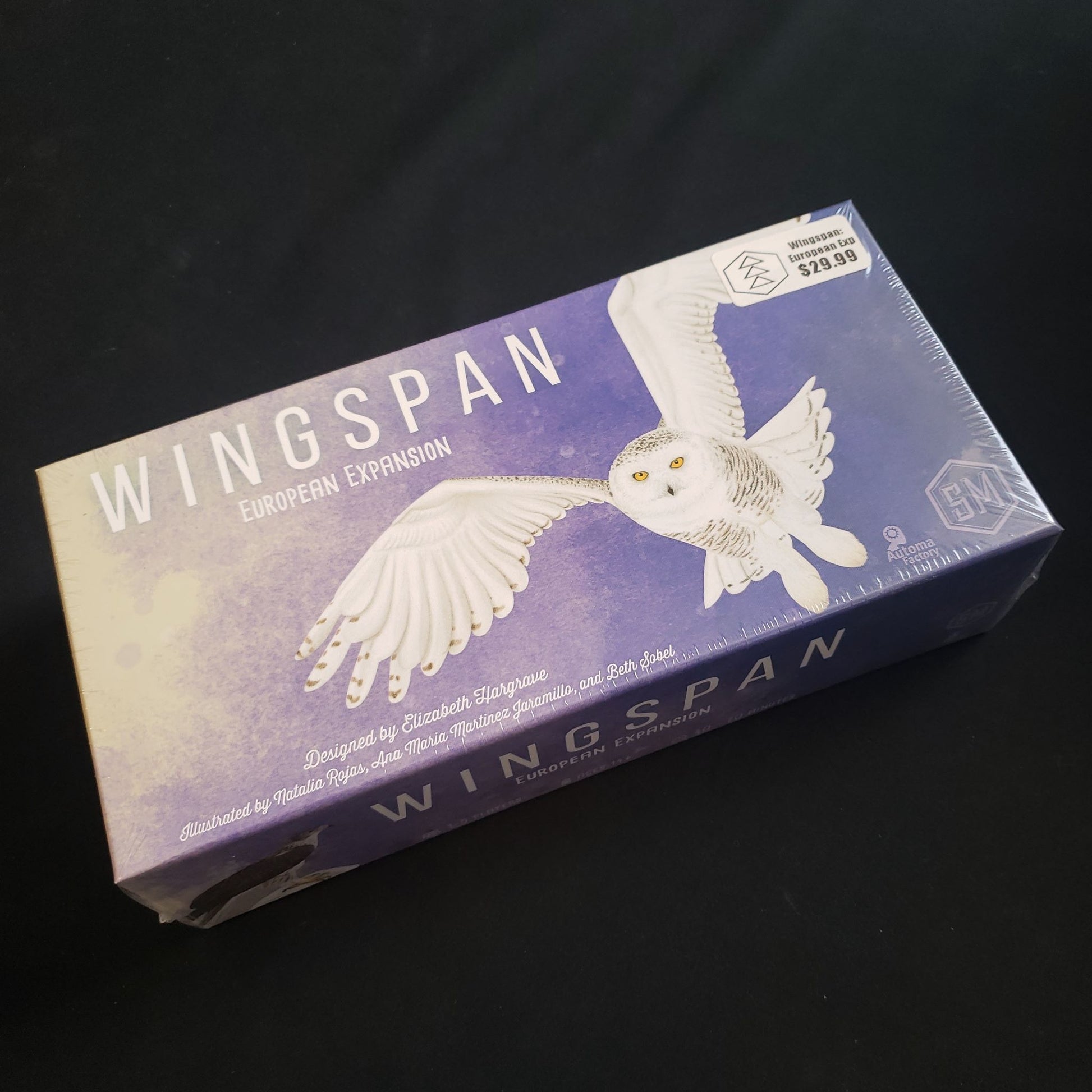 Wingspan board game: European expansion - front cover of box