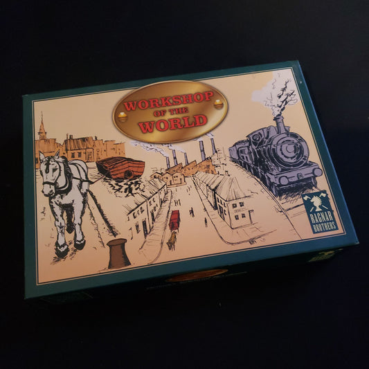 Workshop Of The World board game - front cover of box